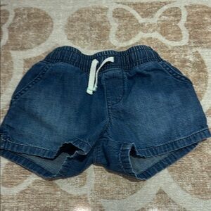 Denim Blue Kids Shorts